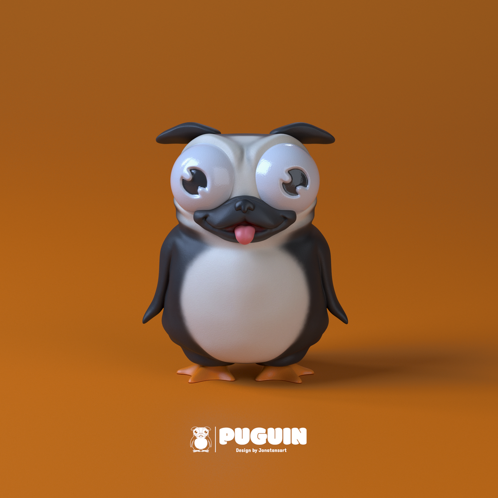 STYLIZED PUGUIN