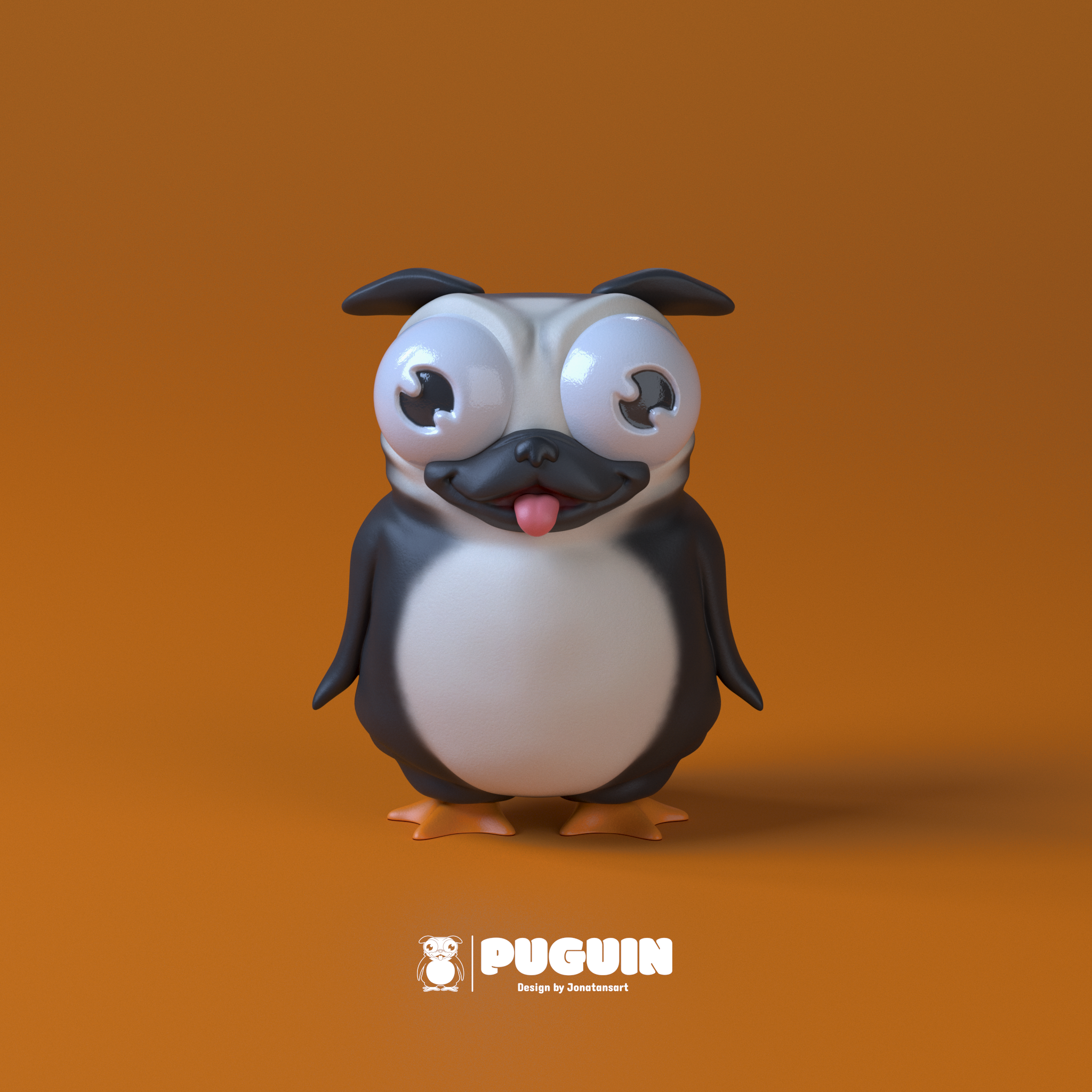 STYLIZED PUGUIN