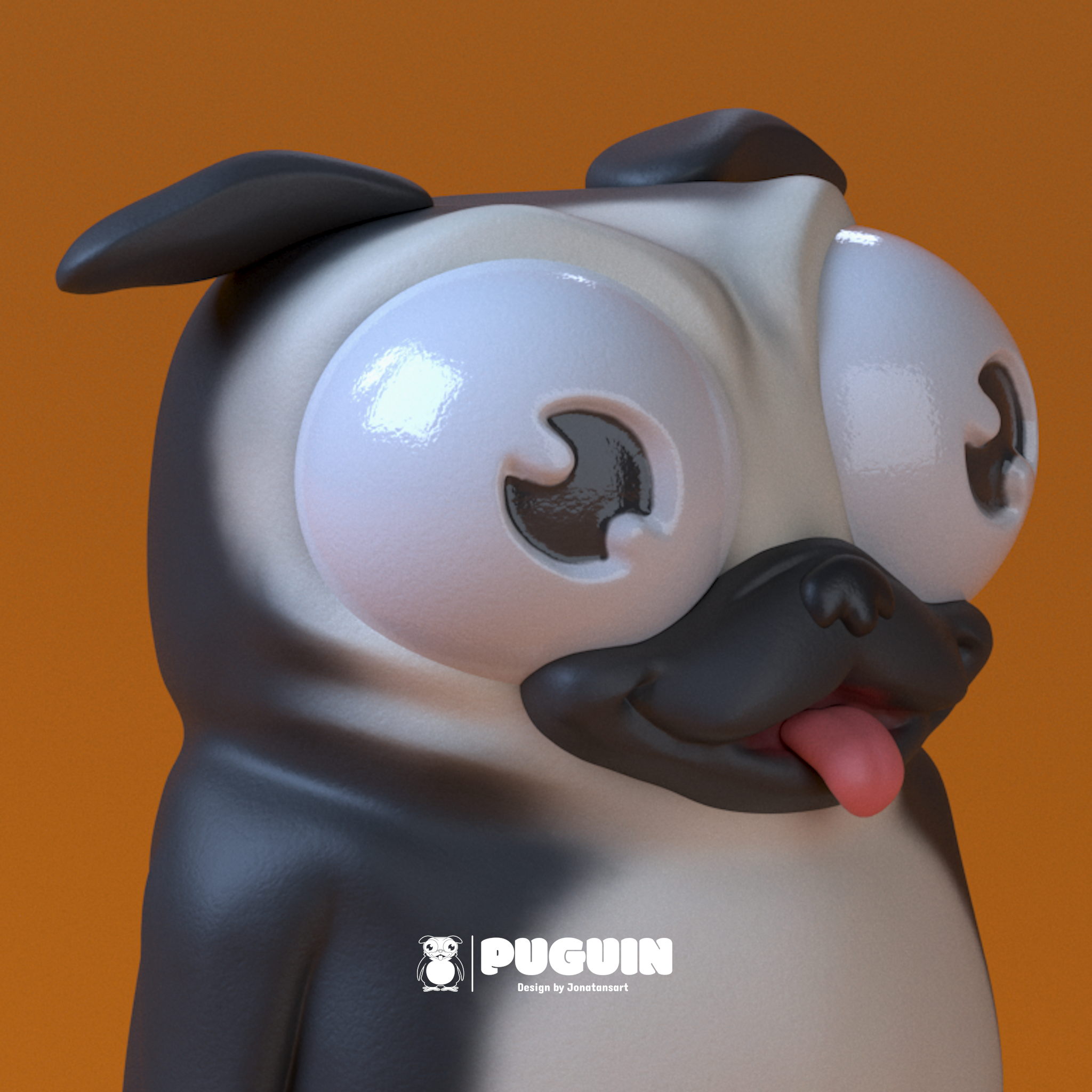 STYLIZED PUGUIN