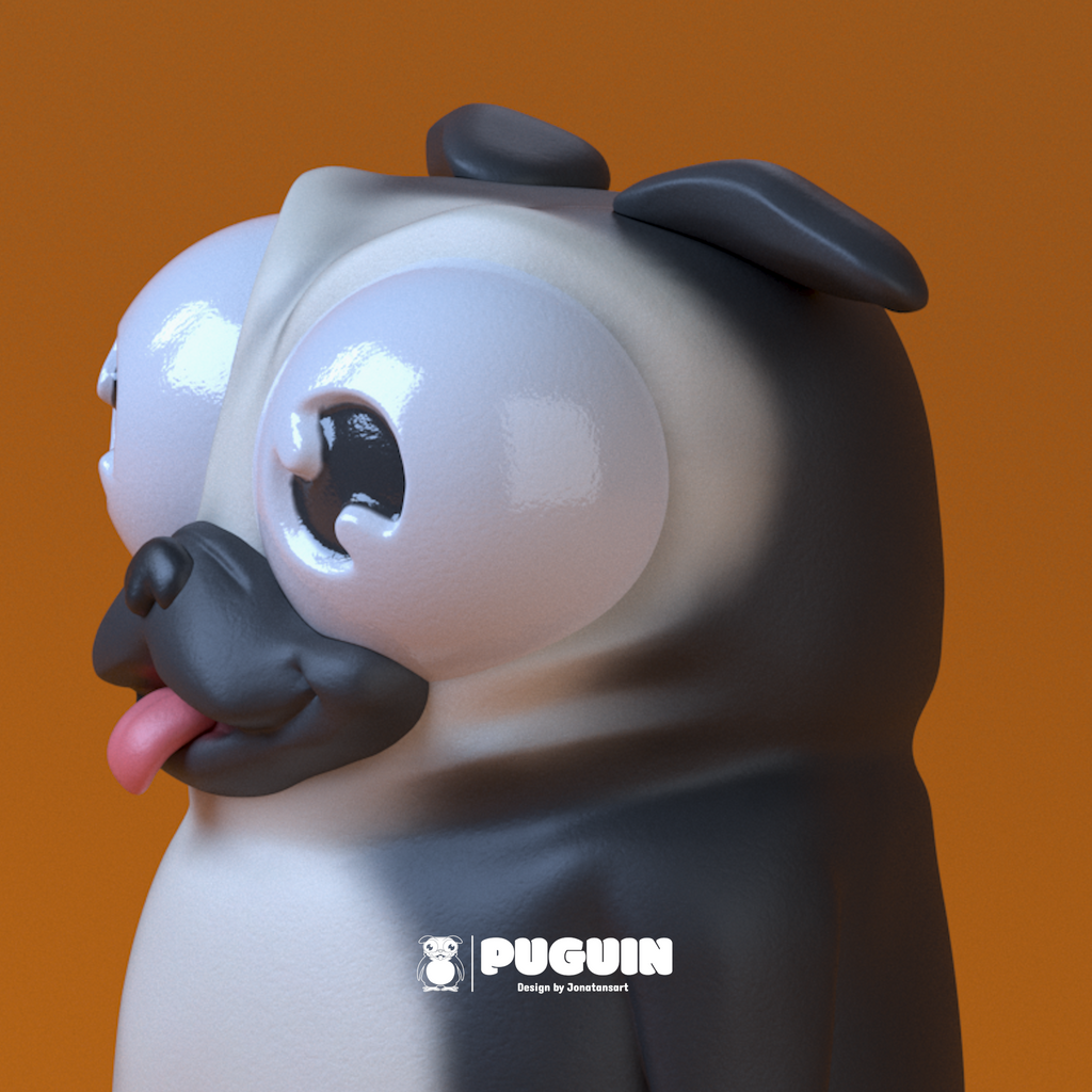 STYLIZED PUGUIN
