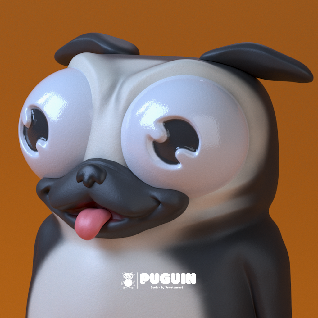STYLIZED PUGUIN